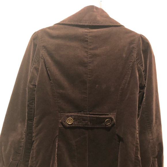 Mossimo Supply Co. Brown Velvet Jacket Size Small - Picture 2 of 4